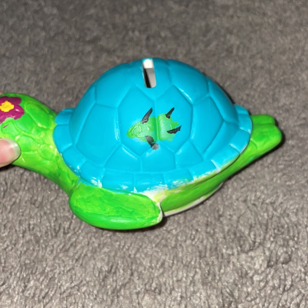 Turtle Piggy Bank - Picture 2 of 4